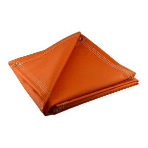 Heavy Duty Orange Vinyl Tarps - 18 oz