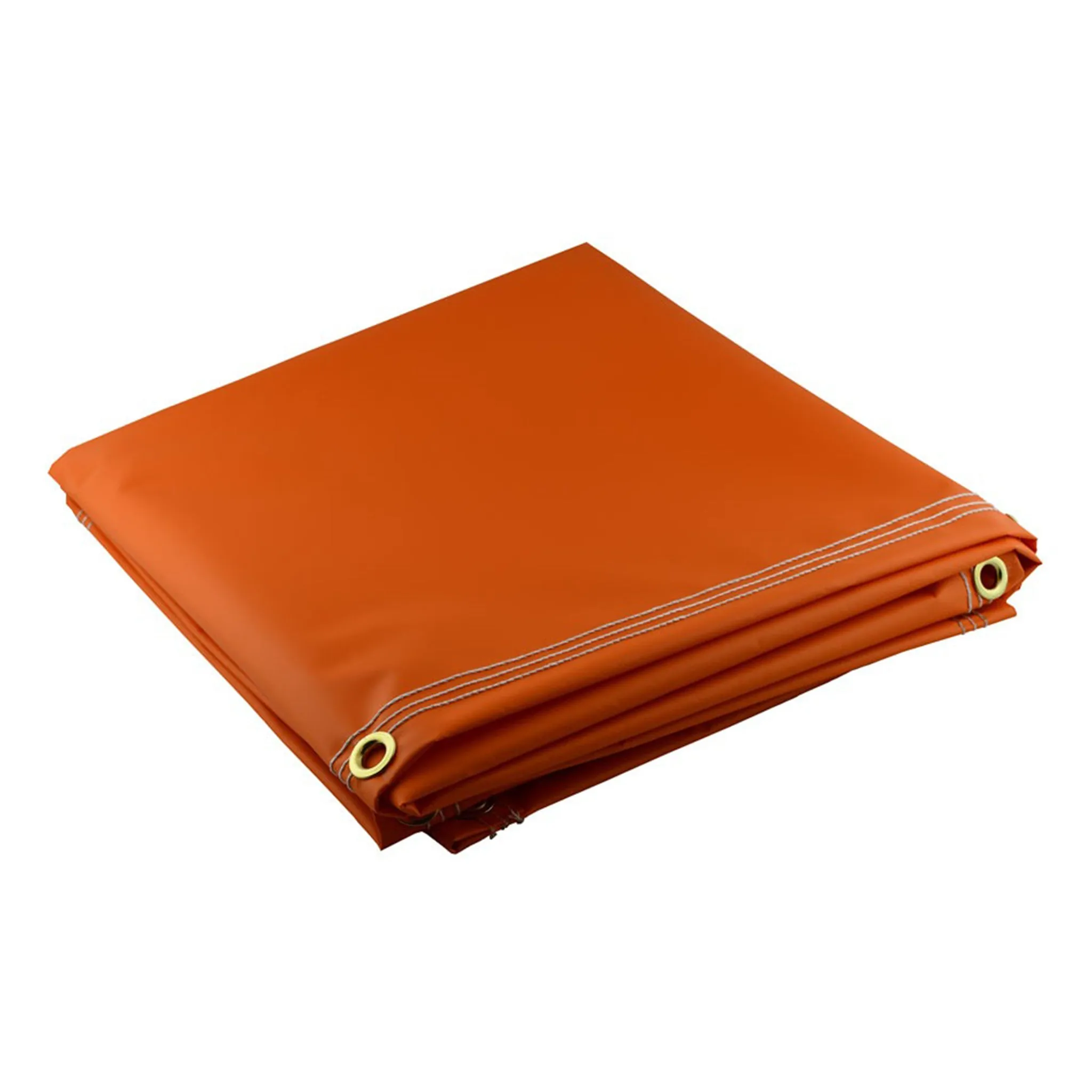 Heavy Duty Orange Vinyl Tarps - 18 oz