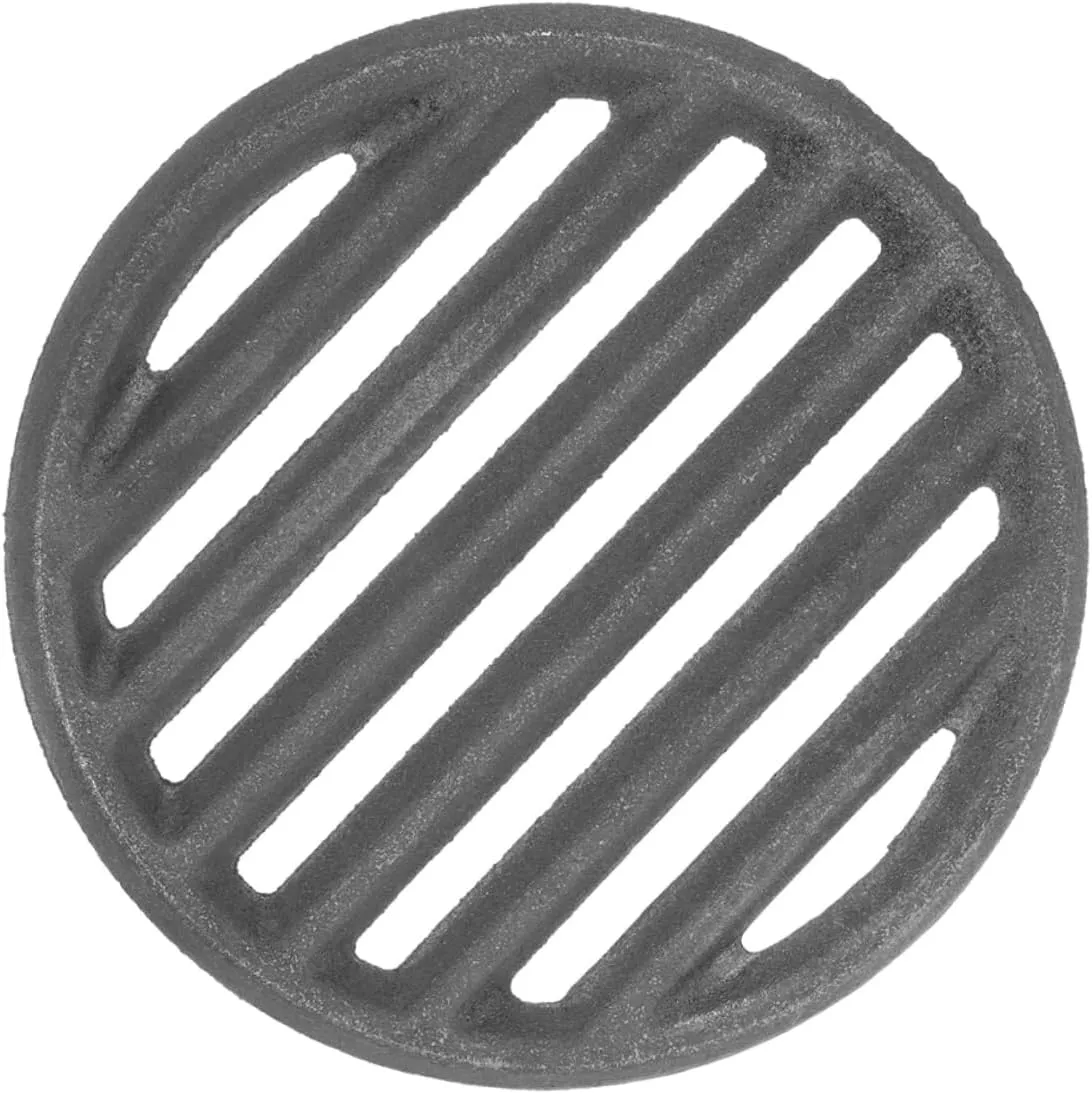 Heavy Duty Round Charcoal Grill Grate Durable Iron Cooking Grate for Outdoor BBQ Easy to Clean Design for Camping and Backyard Parties for Fire Pit Cooking