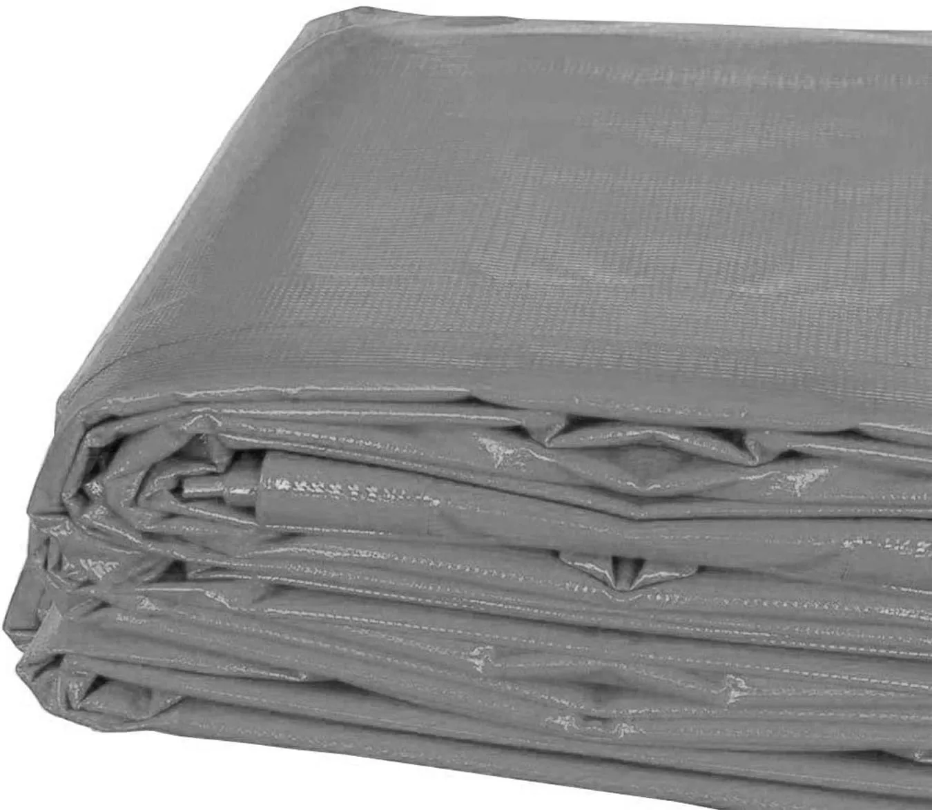 Heavy Duty Tarp, 100% Waterproof 12mil Thick PVC Vinyl Tent Tarp for Camping, Multi-Purpose Thick Protective Cover, Weather Proof, Heavy Duty, UV Resistant, 20 Feet x 20 Feet, Gray
