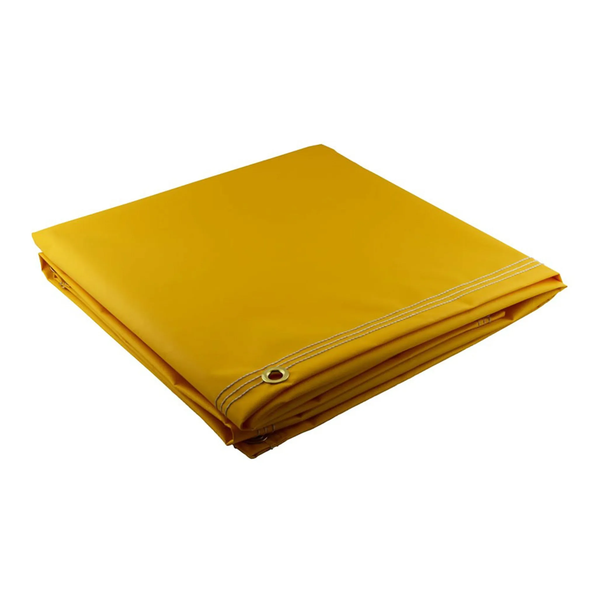 Heavy Duty Yellow Vinyl Tarps - 18 oz