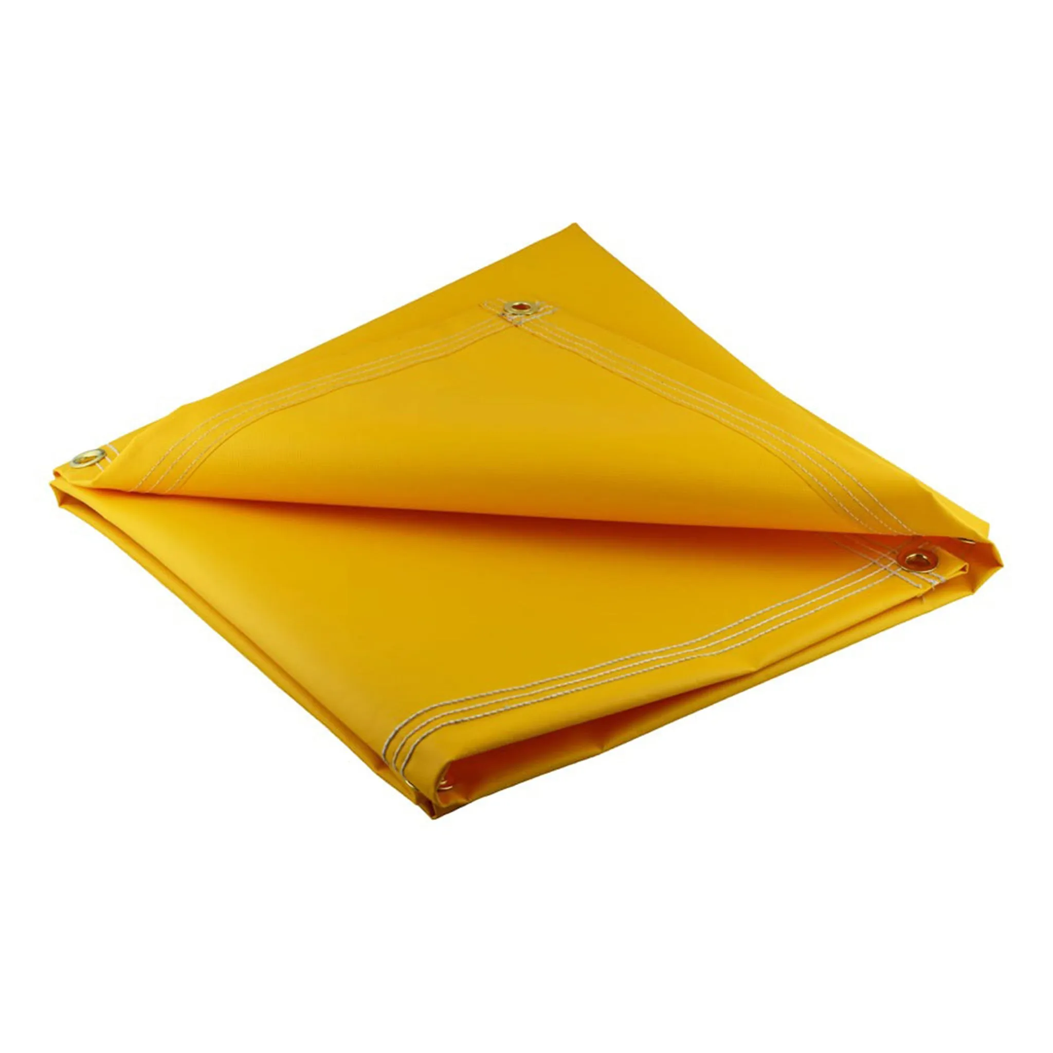 Heavy Duty Yellow Vinyl Tarps - 18 oz