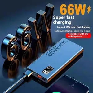 High-Capacity Portable Fast Charging Power Bank – 50000 mAh 66W Super Fast Charge for Mobile Devices