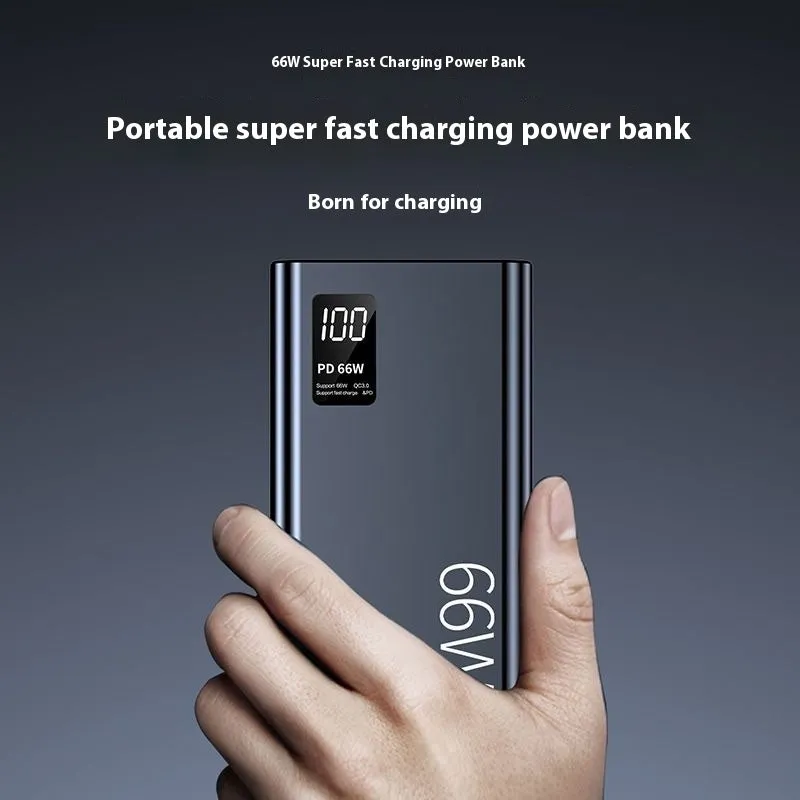 High-Capacity Portable Fast Charging Power Bank – 50000 mAh 66W Super Fast Charge for Mobile Devices