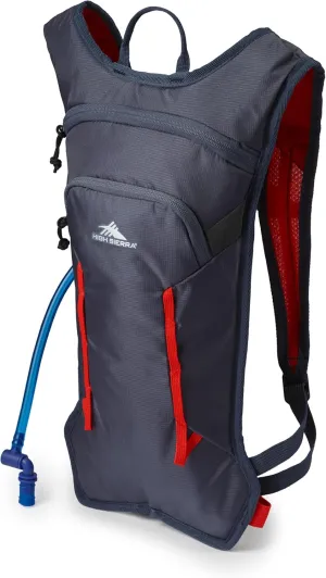 High Sierra Hydrahike 2.0 Hydration Backpack with 2L Water Bladder for Running, Hiking, Camping, or Cycling