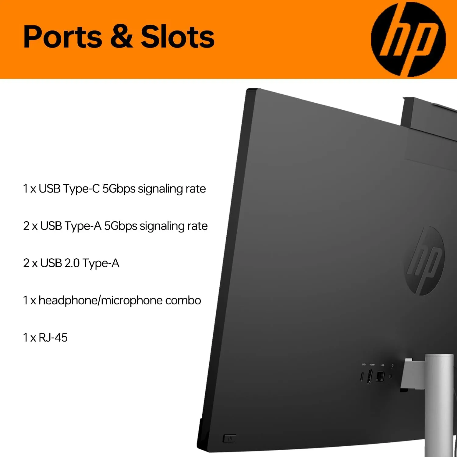 HP 24 i5 Essential All-in-One Desktop, 23.8" FHD IPS, Intel i5-1335U, 64GB RAM, 4TB SSD, 1080p Webcam, 310 Black Wired Keyboard and Mouse Combo, Bundle with ADATA Technology P10000QCD Power Bank