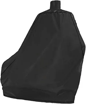 iCOVER Grill Cover, Fits for Dyna-Glo DGSS1382VCS-D and DGSS1382VCS, Heavy Duty Vertical Offset Charcoal Smoker Grill Cover, Waterproof Smoker Cover, BBQ Grill Cover for Outdoor Grill, Black