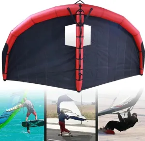 Inflatable Hydrofoil Board,Multipurpose Kitesurfing Wing Surfing Foil Wing Surf Sail,Inflatable Wind Surfing Wing 5㎡,Inflatable Wing with Window,6㎡