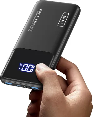 INIU Portable Charger, Slimmest Fast Charging 10000mAh USB C in/Out Power Bank, 22.5W PD3.0 QC4  Battery Pack, Portable Phone Charger for iPhone 16 15 14 13 12 Pro Samsung S22 S21 Google AirPods iPad