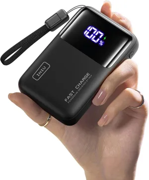 INIU Power Bank, 20000mAh 65W Ultra Compact USB C Laptop Portable Charger, PD QC Fast Charging 3-Output External Battery Pack for Laptop MacBook iPad Tablet Steam Deck iPhone 16 15 14 Pro Samsung S22