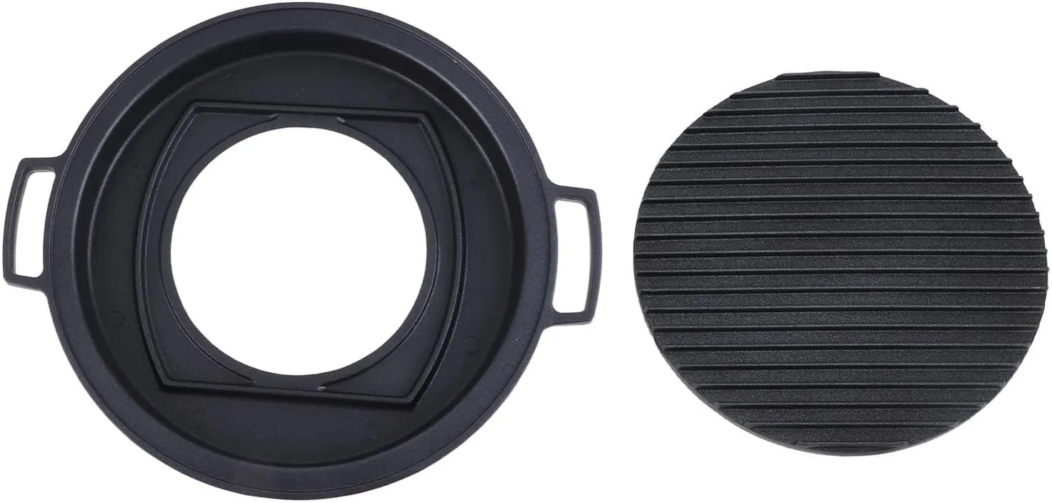 Japanese Mini Hibachi Grill Aluminum Alloy Portable Charcoal Grill for Family Camping (Large Circle)