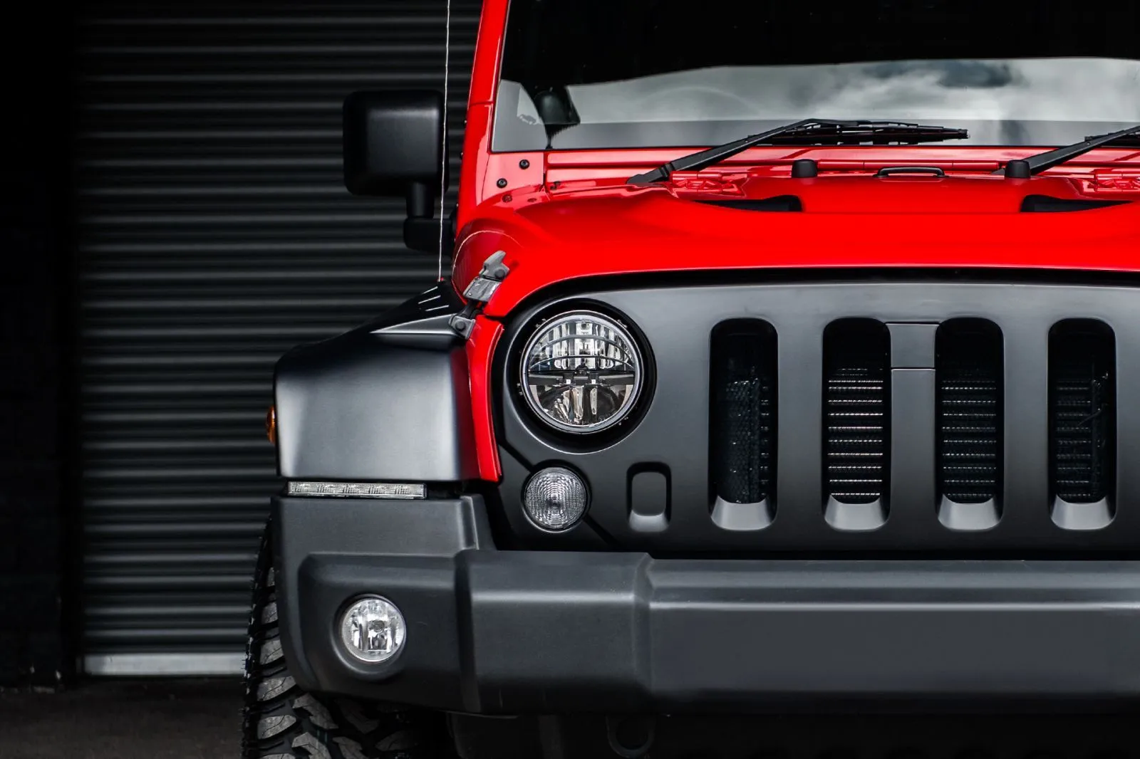 Jeep Wrangler JK (2007-2018) Diamond LED Military Headlamps