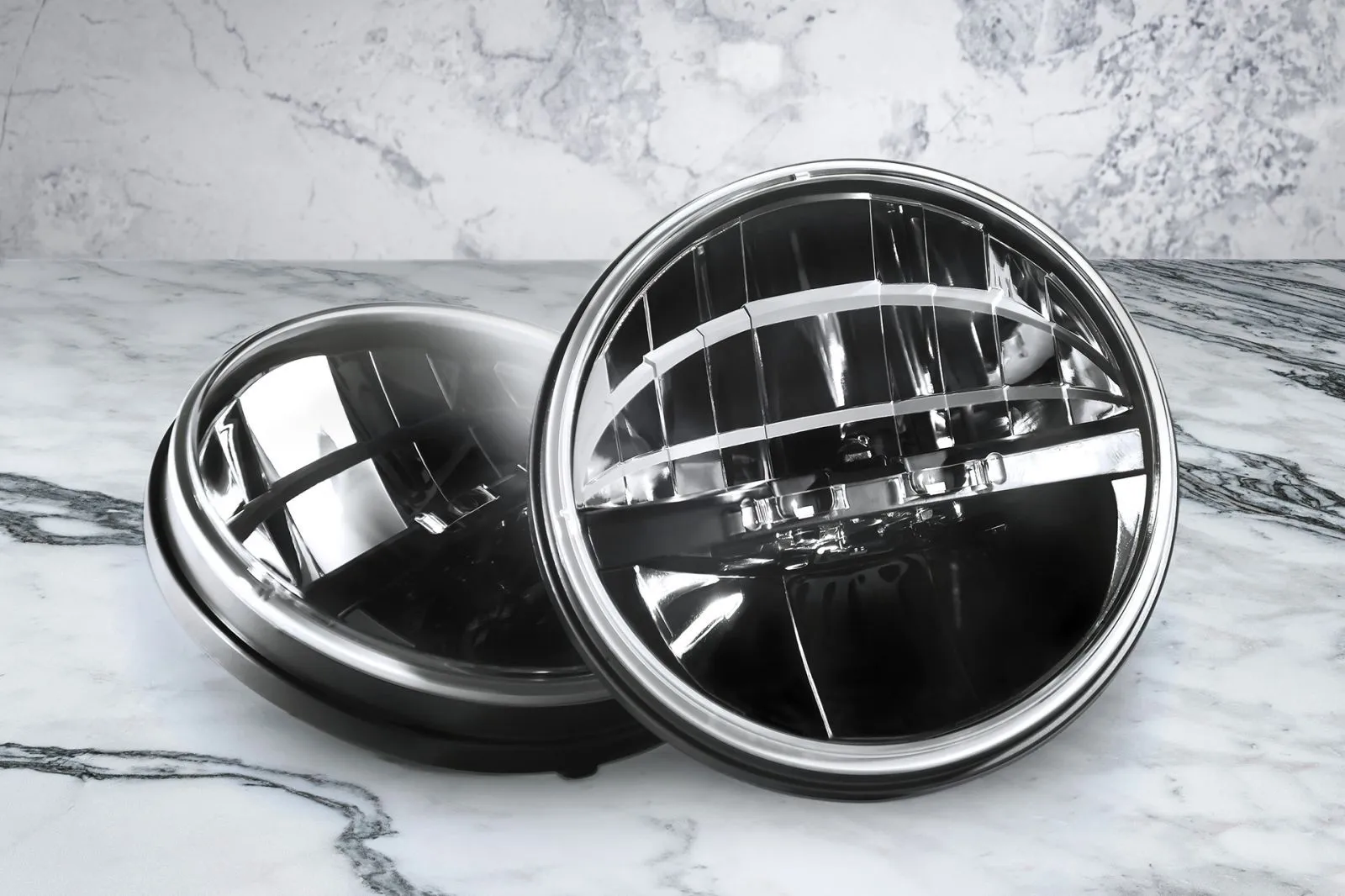 Jeep Wrangler JK (2007-2018) Diamond LED Military Headlamps