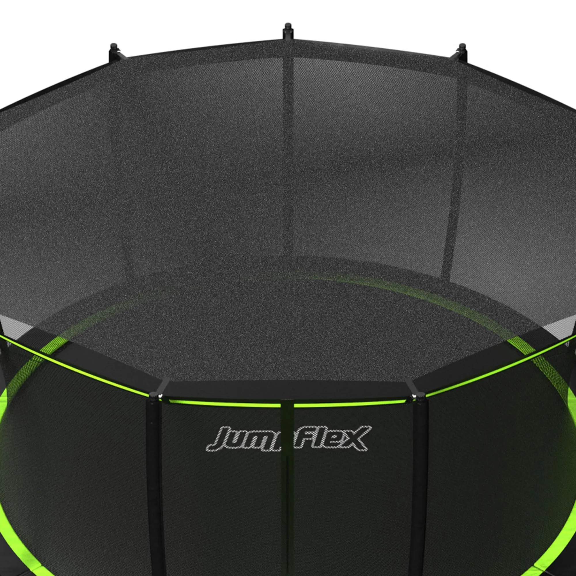 JumpFlex SMARTSHADE Soft Outdoor Trampoline Shade Canopy Cover for Sun Protection, Compatible with Hero 15' Model ONLY, Trampoline NOT Included, Black