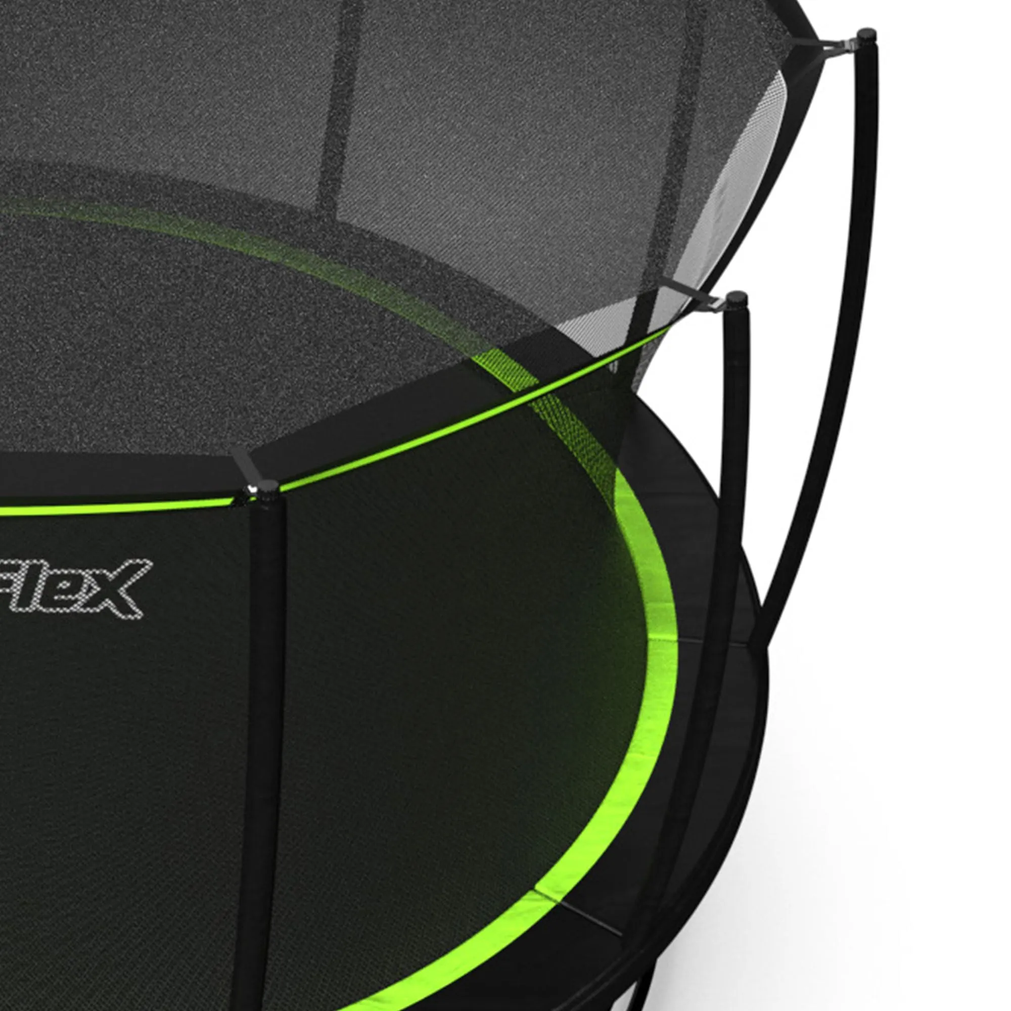 JumpFlex SMARTSHADE Soft Outdoor Trampoline Shade Canopy Cover for Sun Protection, Compatible with Hero 15' Model ONLY, Trampoline NOT Included, Black