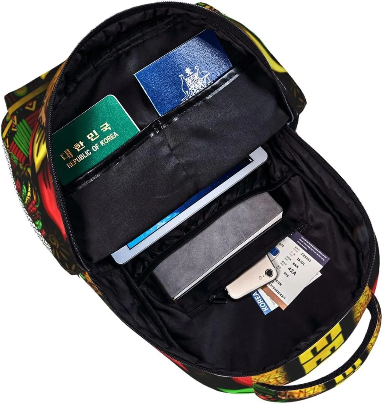 Juneteenth Sunflower Black History Month Backpack Lightweight Laptop Backpack Casual Daypack Travel Double Shoulder Bag For Women Men