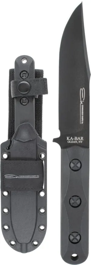 Ka-Bar EK Short Clip Point 5.0625 in Fixed Blade