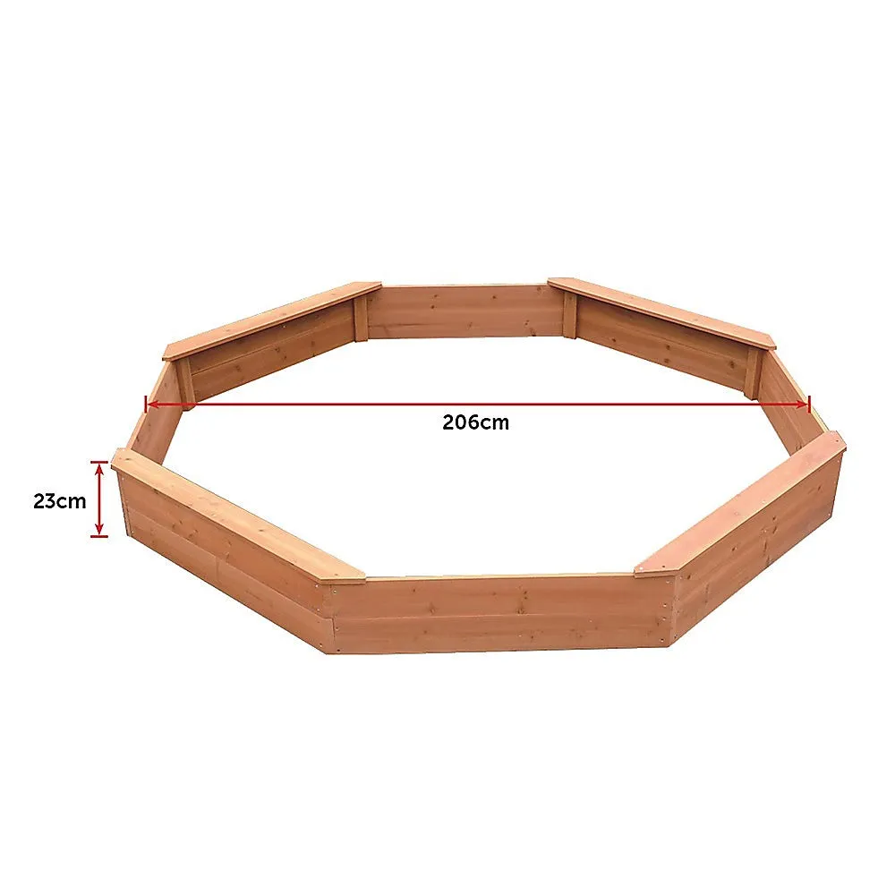 Kids Sand Pit Large Octagonal Wooden Sandpit