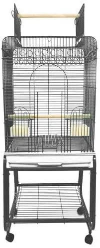 Kings Cages Parrot Bird SLT 102 with New Locks Parakeet Cockatiel and Similar Color Grey Silver