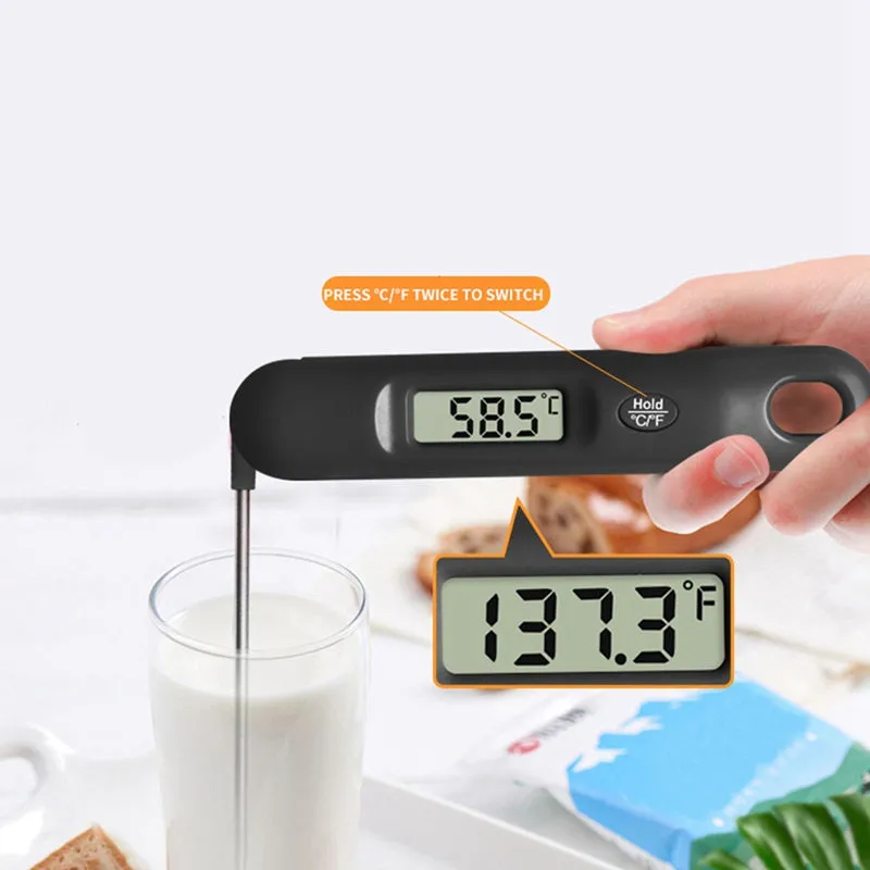 Kitchen Cooking Foldable Digital Instant Read Meat Thermometer