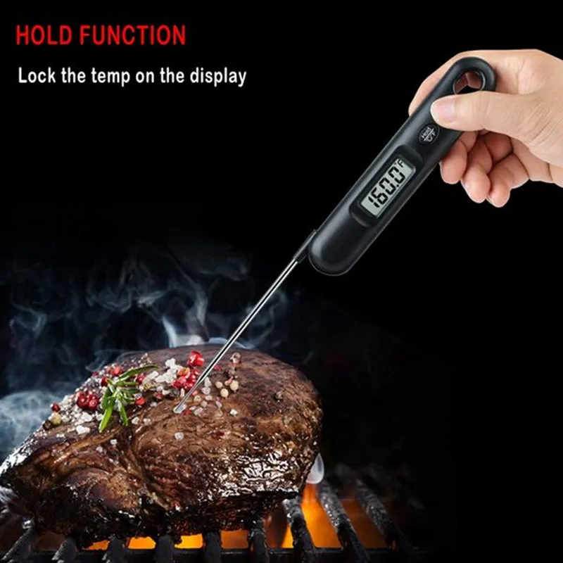 Kitchen Cooking Foldable Digital Instant Read Meat Thermometer