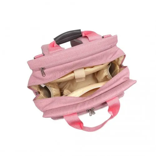 Kono Simple Lightweight Maternity Changing Bag - Pink