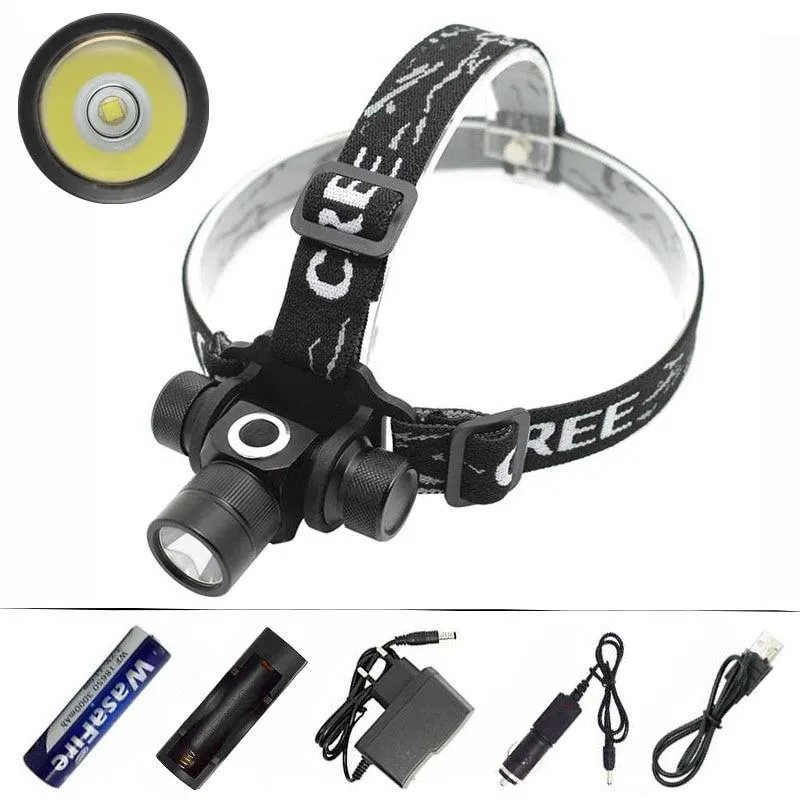 L2 LED Headlight White Light Head Lamp Mini Flashlight 18650 Battery Headlamp For Running Fishing Hunting LED Light Headlamp
