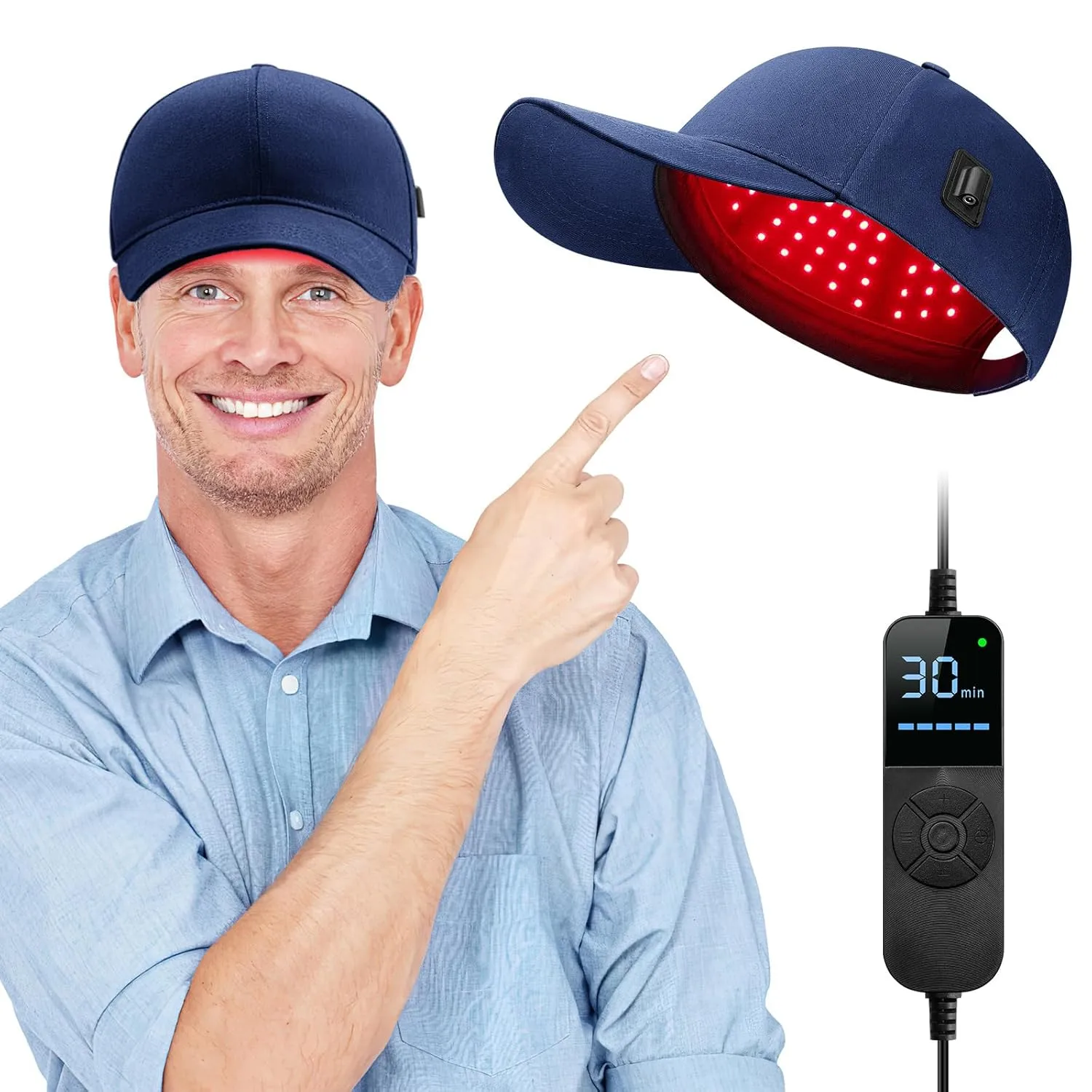 Laser Hair Growth Cap, Red Light Therapy Cap For Hair