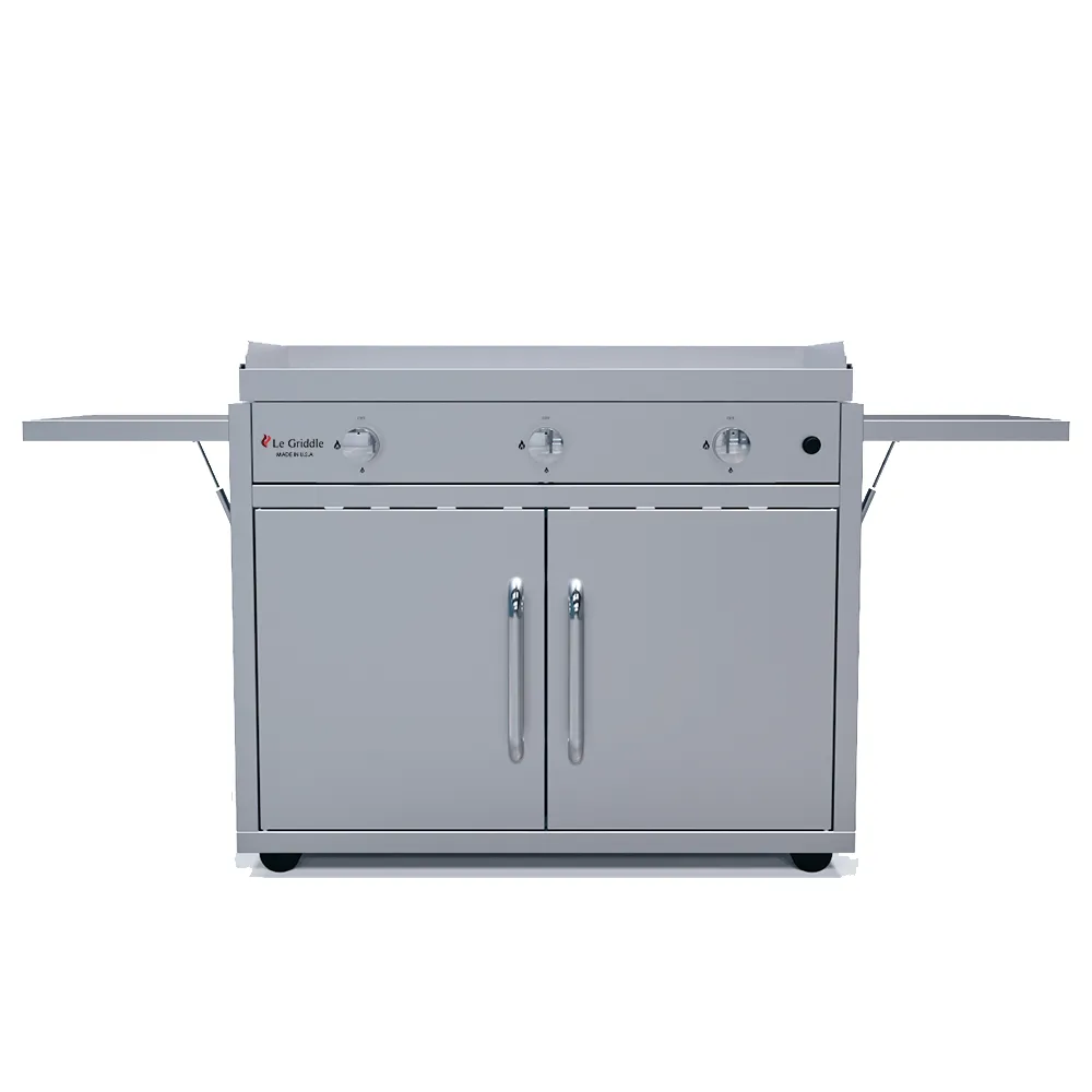 Le Griddle - Triple Burner Griddle w/ Cart - Natural Gas GFE105 CK