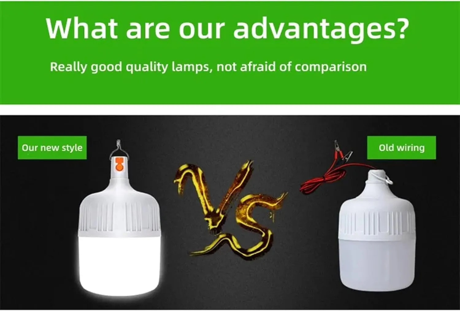 LED Bulb E 27 80w/150w/220w USB Rechargeable Energy Saving Emergency Household Use Outdoor Camping Illumination Portable Hook 2 Pack (Size : 150w)