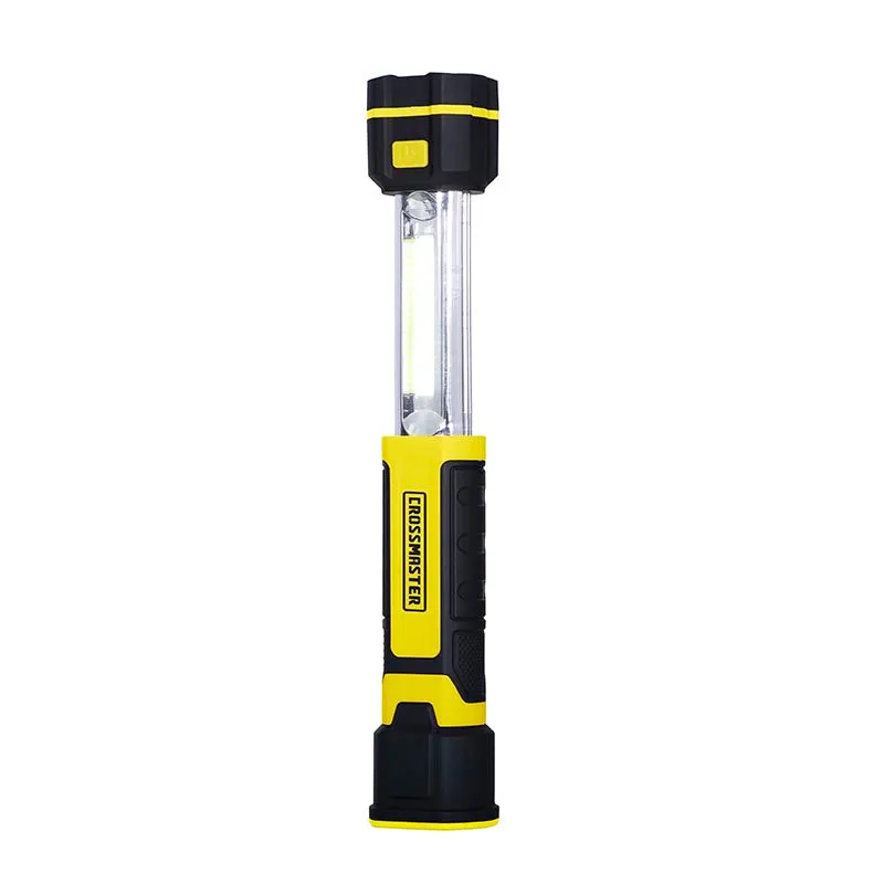 LED FLASHLIGHT – RECHARGEABLE – RETRACTABLE MAGNETIC BASE