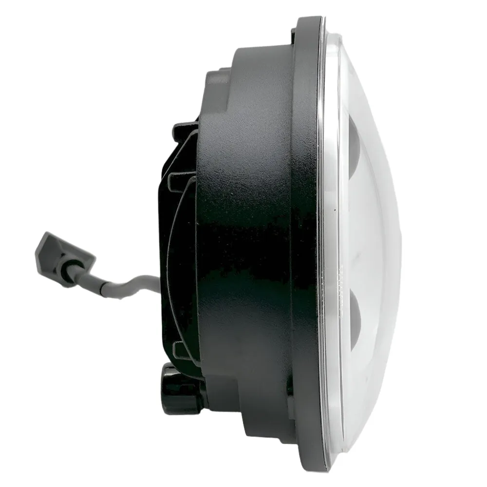 LED Replacement 5 3/4" Headlamp With HALO Driving Light and Amber Indicator