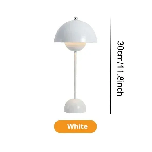 LED Table Lamp Touch Dimmable, USB Rechargeable Modern Lantern for Room Decor
