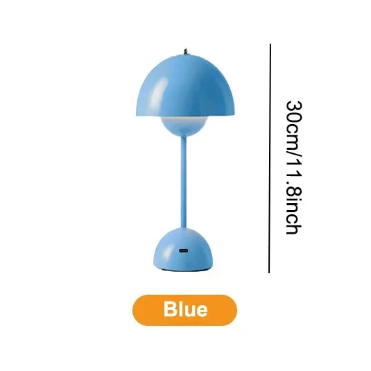 LED Table Lamp Touch Dimmable, USB Rechargeable Modern Lantern for Room Decor