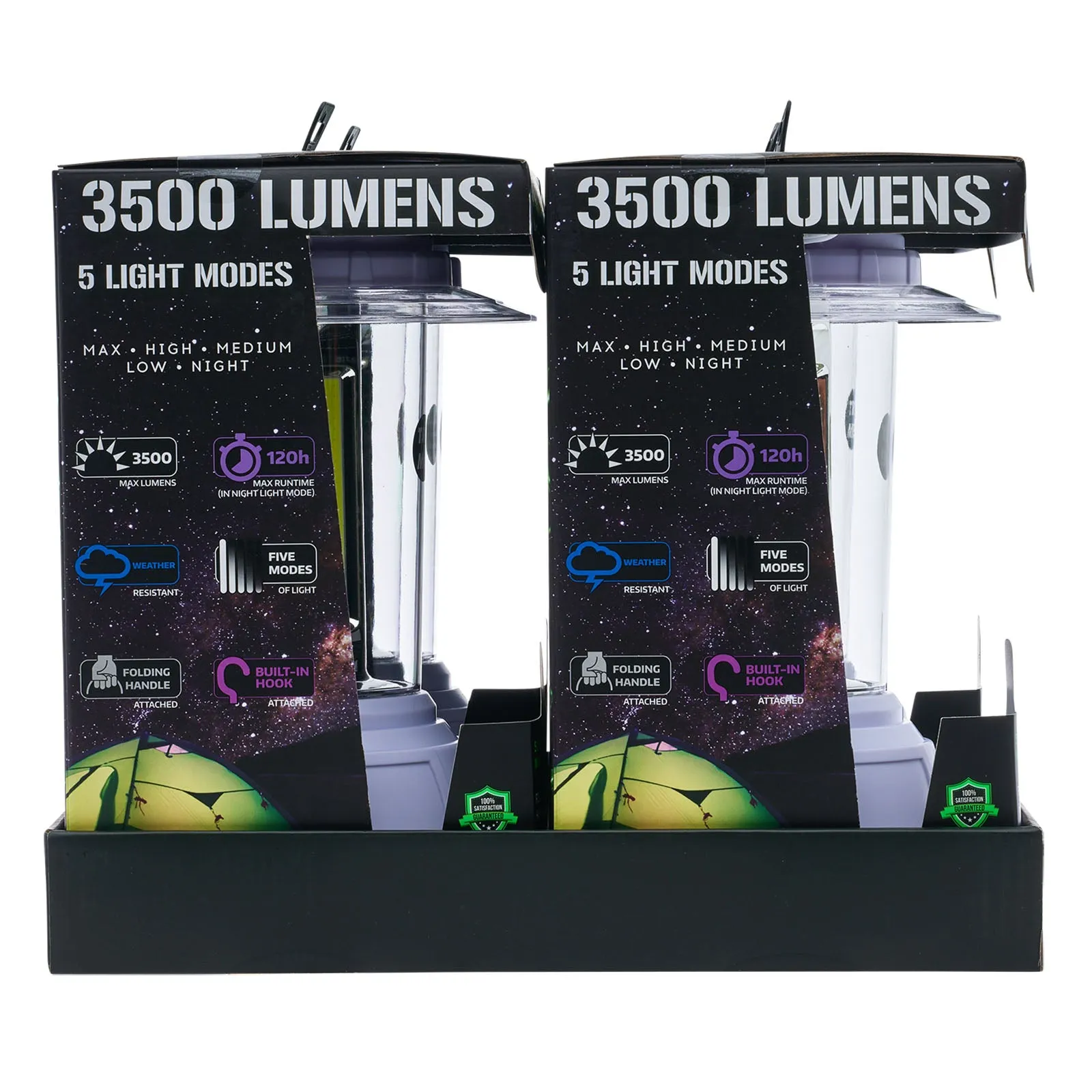 LitezAll 3500 Lumen Rechargeable Lantern with Power Bank