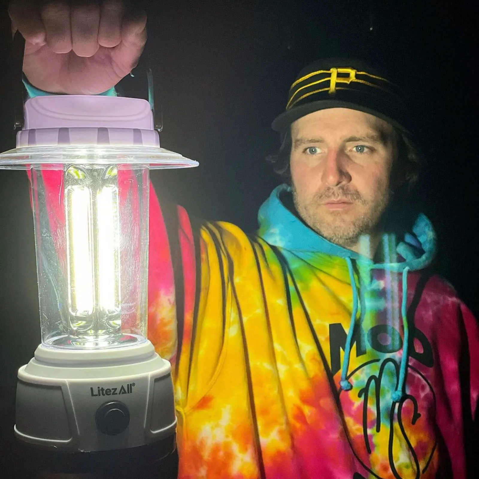 LitezAll 3500 Lumen Rechargeable Lantern with Power Bank