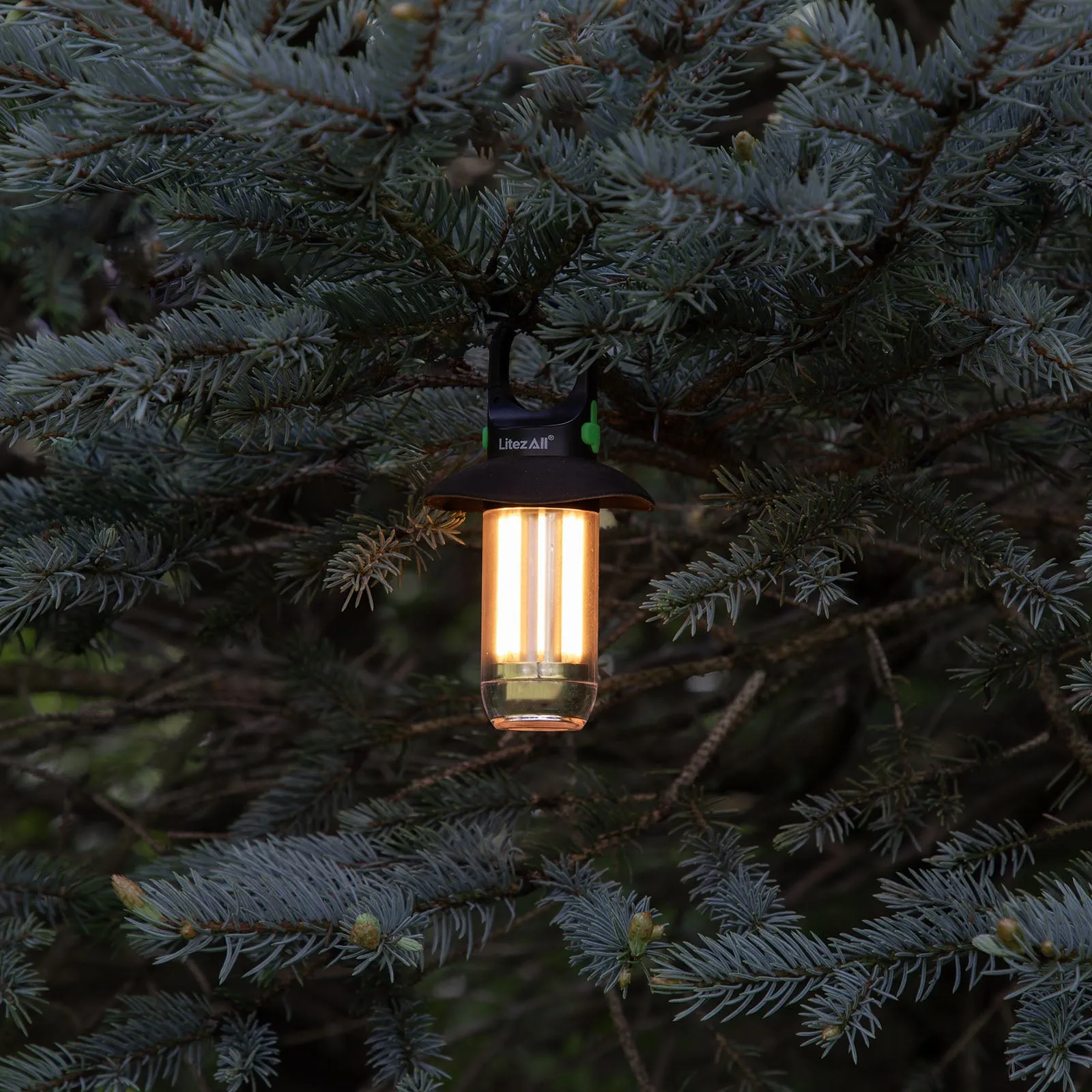 LitezAll Mini Rechargeable Lantern with Flashlight