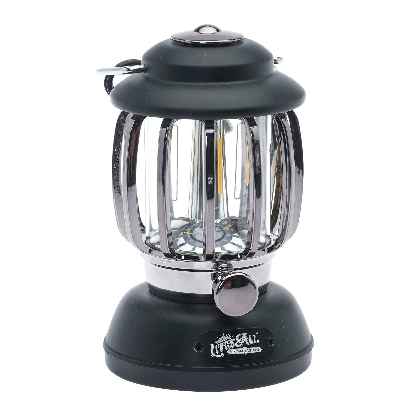 LitezAll Ole '92 Rechargeable and Battery Powered Camping Lantern with Dimmer