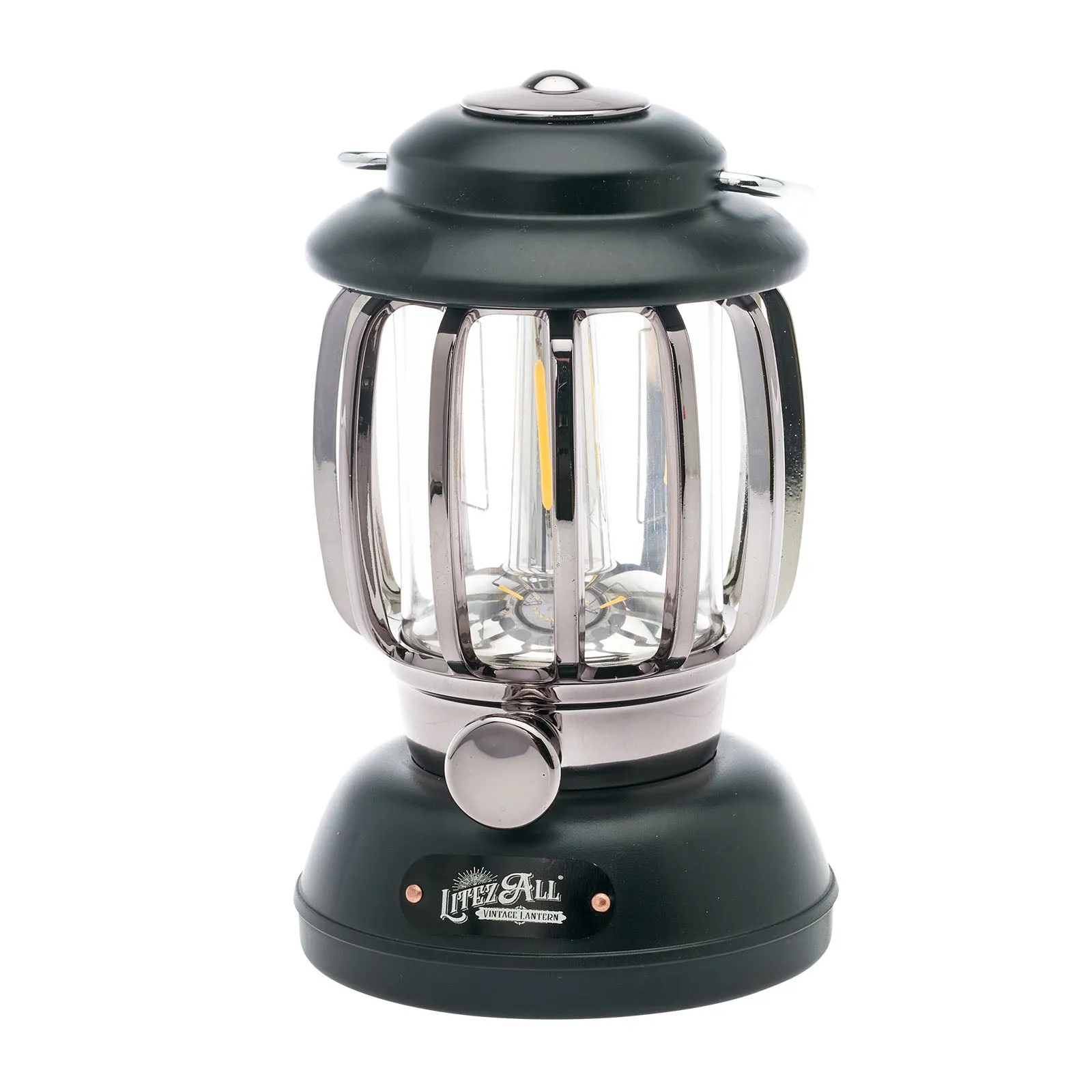 LitezAll Ole '92 Rechargeable and Battery Powered Camping Lantern with Dimmer