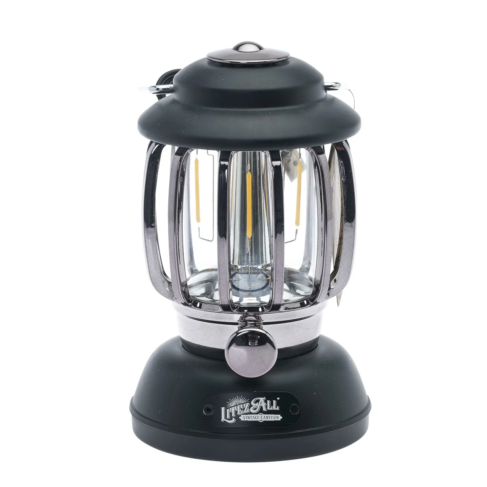 LitezAll Ole '92 Rechargeable and Battery Powered Camping Lantern with Dimmer