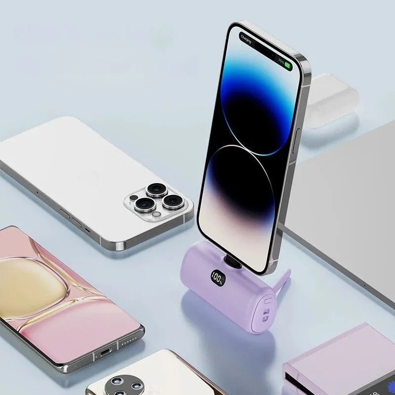 Magnetic Wireless Power Bank – 5000mAh Fast Charging