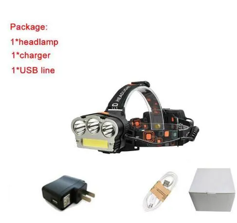 Maimu 3 Led headlamp Hunting Red light Fishing USB headlight Mobile charge head light  18650 battery flashlight head torch M04