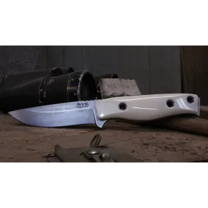 M.A.K. 4" Fixed Drop Point - Natural Handles