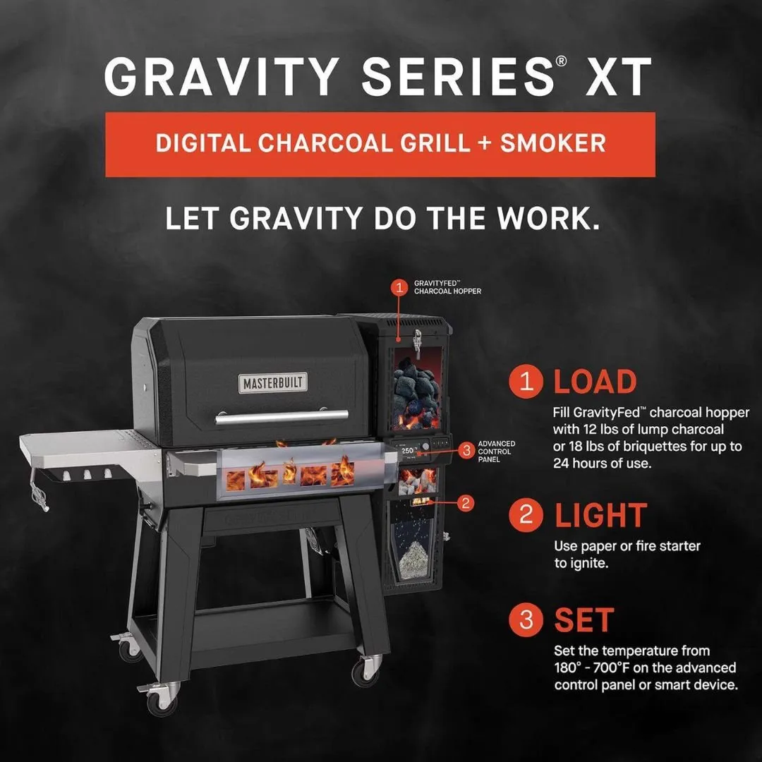 Masterbuilt Gravity Series® XT Digital Charcoal Grill   Smoker - MB20041223
