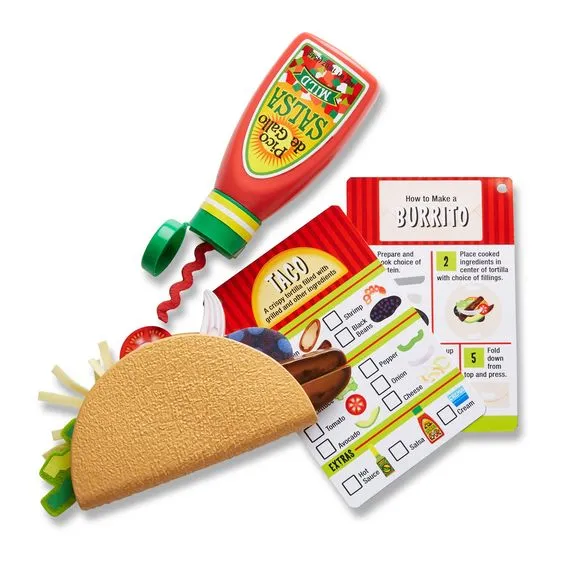 Melissa & Doug Fill & Fold Taco & Tortilla Set