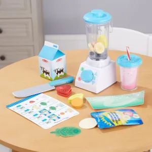 MELISSA & DOUG Smoothie Maker Blender Set: Whip up delicious playtime smoothies with this pretend play blender - 9841