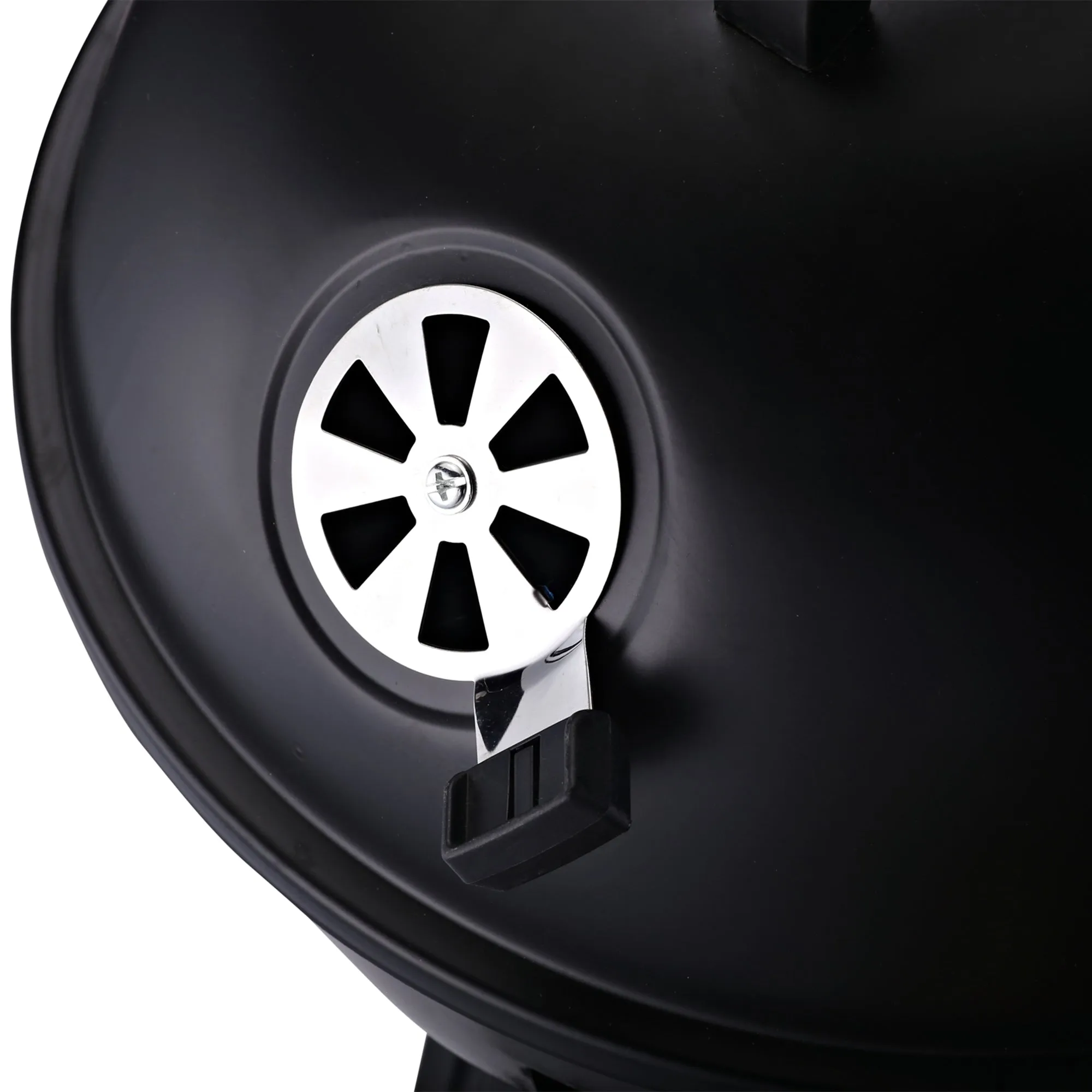 Metal Portable Tripod Charcoal BBQ Grill Black