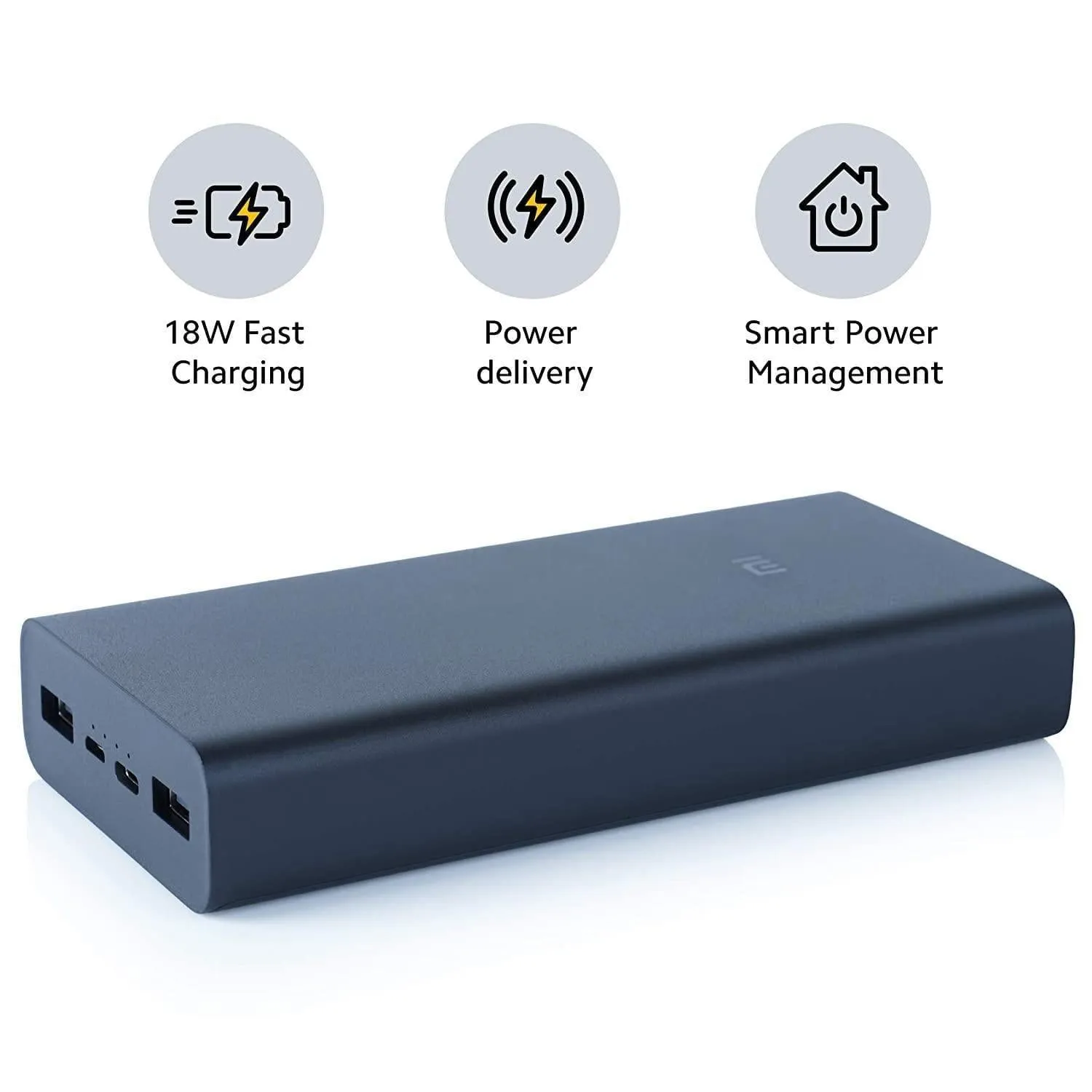Mi Power Bank 3i 20000mAh Triple Output and Dual Input Port 18W Fast Charging