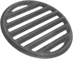 Mikikit Charcoal Grill Grate Durable Round Iron Cooking Grate for Fire Pit BBQ High Heat Efficiency Rack for Outdoor Camping Picnics and Family Gatherings Easy to Clean Design