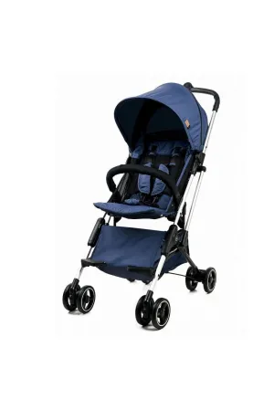 Mimosa Cabin City  Backpack Stroller - Matt Silver Navy (Magnetic Buckle)